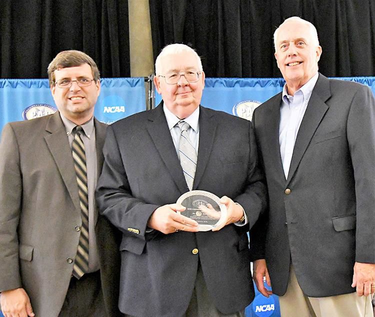 David Barner receives PAC media award.